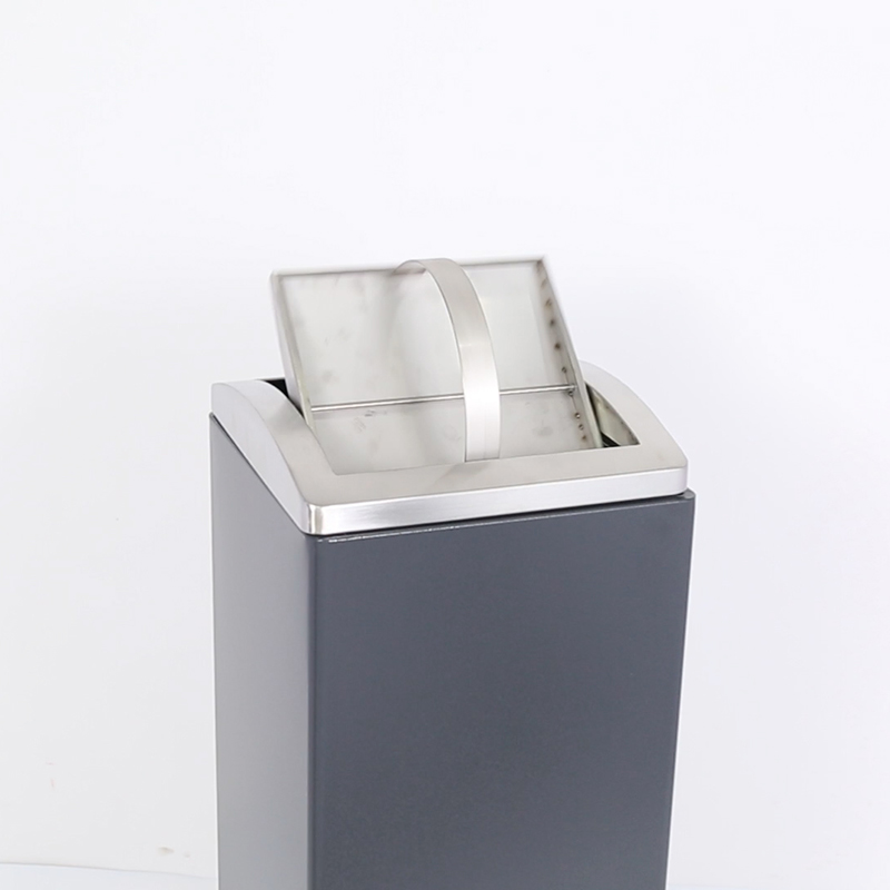 Poubelle 3 en 1 avec Flip pour centre commercial (YH-272)