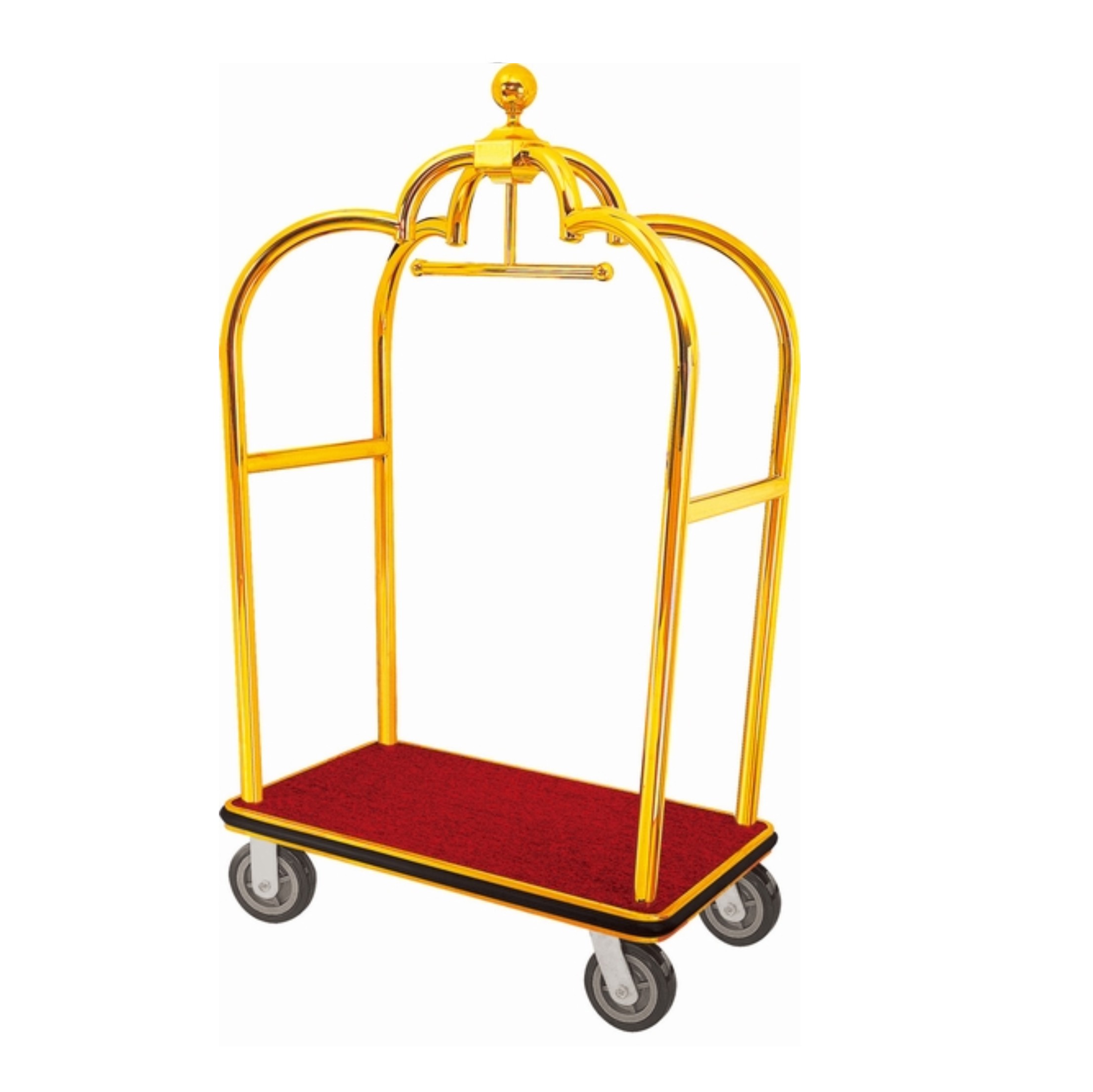 Chariot à bagages en titane pour hall avec acier inoxydable (XL-03)